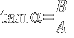 tan α = B / A